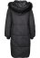 Černý dámský zimní kabát Urban Classics Oversize Faux Fur Puffer