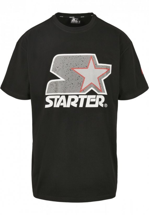 Tričko Starter Multicolored Logo Tee - blk/gry