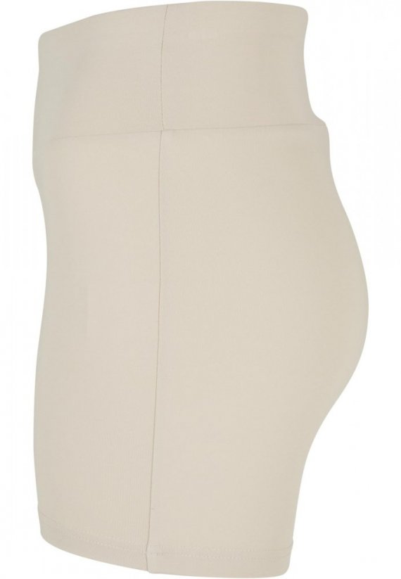 Ladies Recycled High Waist Cycle Hot Pants - softseagrass