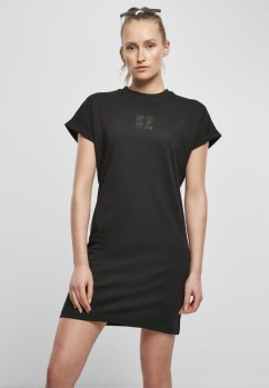 Ladies Cut On Sleeve Printed Tee Dress