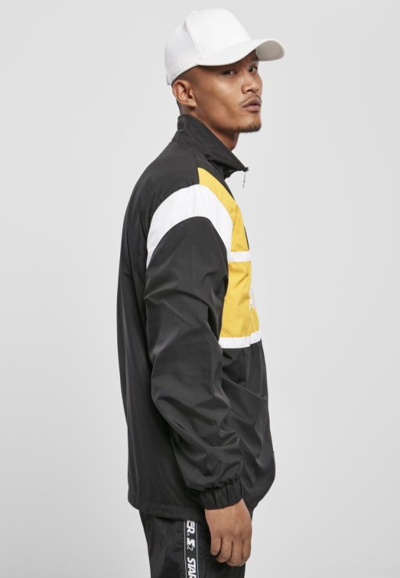 Starter Half Zip Retro Jacket - black/golden/white