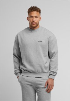 Upscale Core EMB Oversize Crewneck  - heathergrey