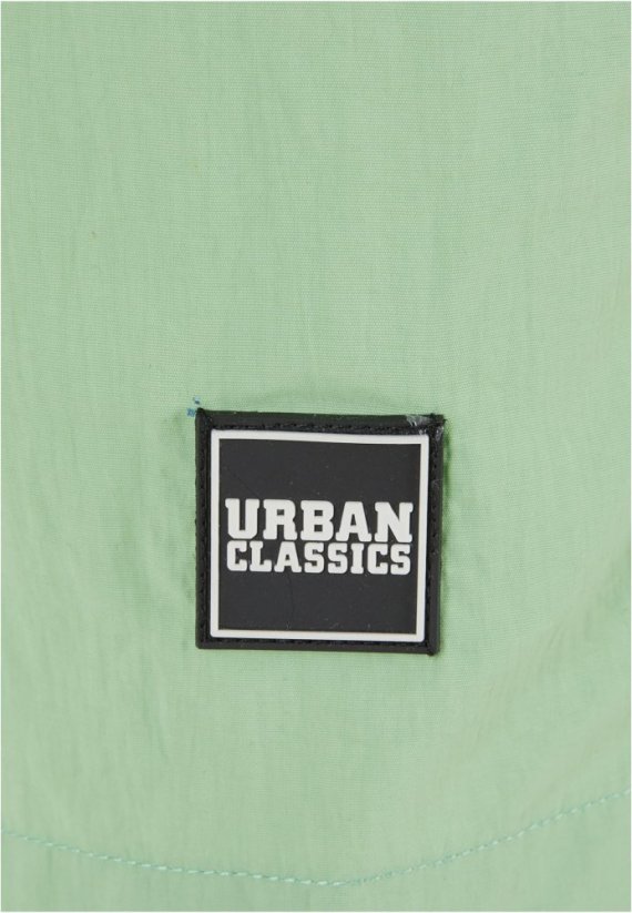 Zelenkavé pánské koupací kraťasy Urban Classics Block