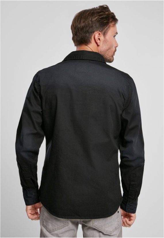 Pánska košeľa Brandit Hardee Denim Shirt - čierna