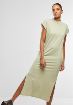 Ladies Long Extended Shoulder Dress - softsalvia