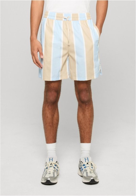 Summer Stripe Resort Shorts black/white XXL - wetsand/freezeblue