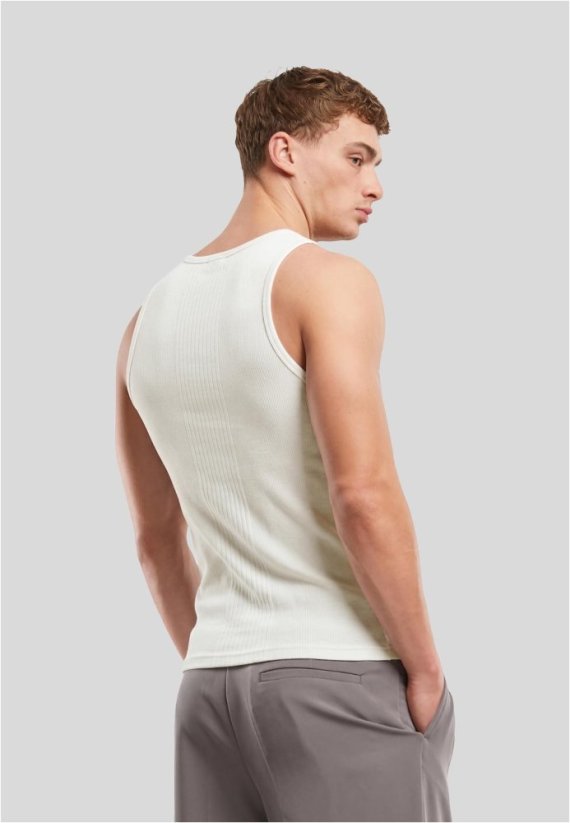 Tanktop Big Rib offwhite L - offwhite