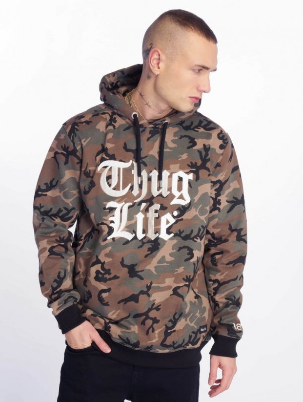 Thug Life / Hoodie Ssiv in camouflage