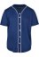 Modré pánske tričko Urban Classics Baseball Mesh Jersey