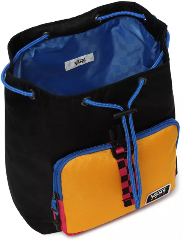 Dámský batoh Vans Glow Stax - černý/růžový/žlutý