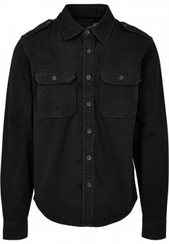 Čierna pánska košeľa Brandit Vintage Shirt