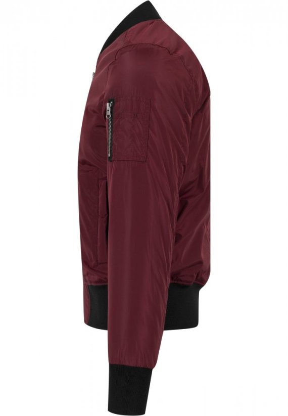 Vínová pánská bomber bunda Urban Classics 2-Tone
