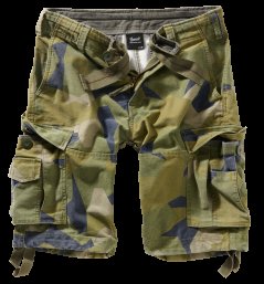 Brandit / Vintage Cargo Shorts swedish camo
