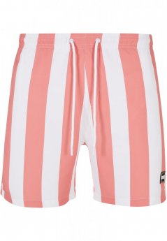 Pattern Swim Shorts - palepinkbarstripe