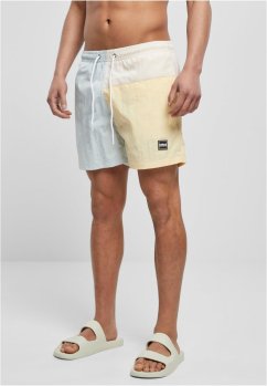 3 Block Swim Shorts - pastelcream