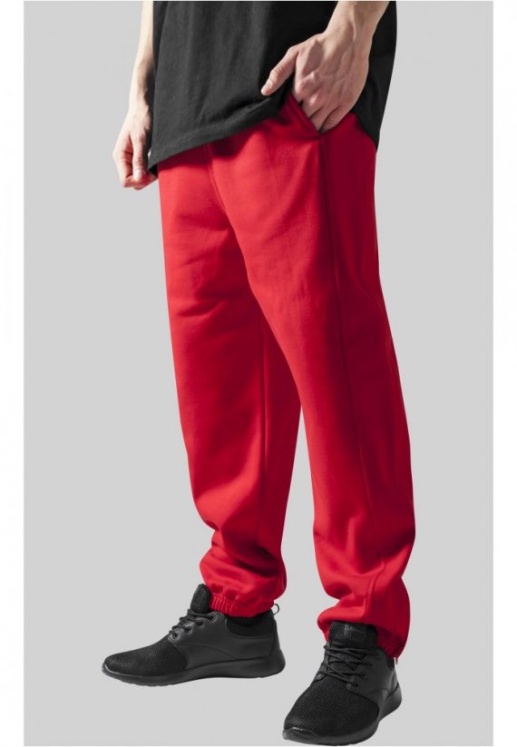 Męskie spodnie dresowe Urban Classics Sweatpants - czerwone