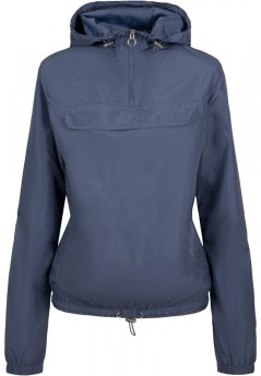 Dámska jarná/jesenná bunda Urban Classics Ladies Basic Pullover - modrá