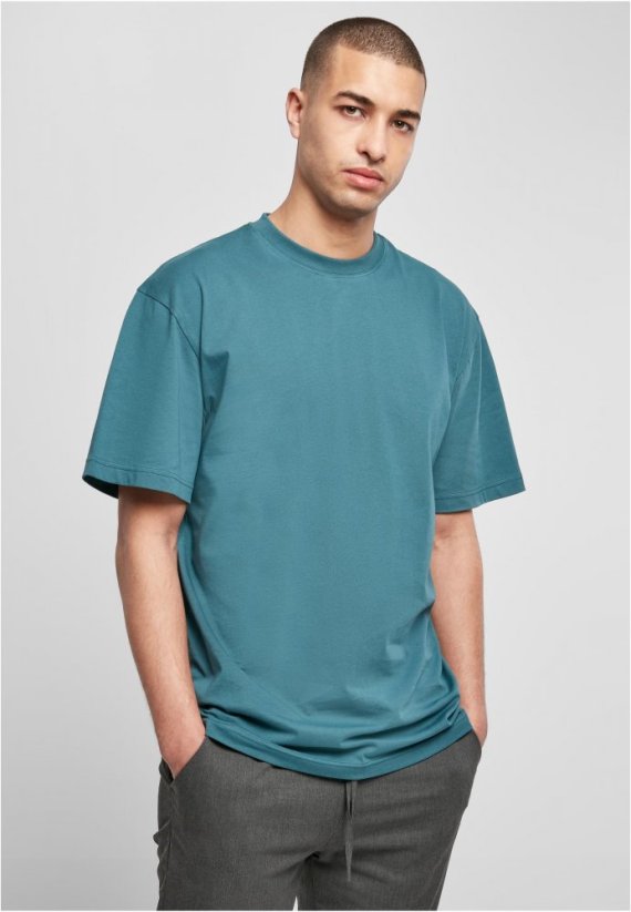 Zeleno/modré pánske tričko Urban Classics Tall Tee