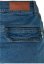 Ladies Organic Stretch Denim Cargo Pants - clearblue washed