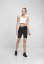 Ladies Synthetic Leather Cycle Shorts - black