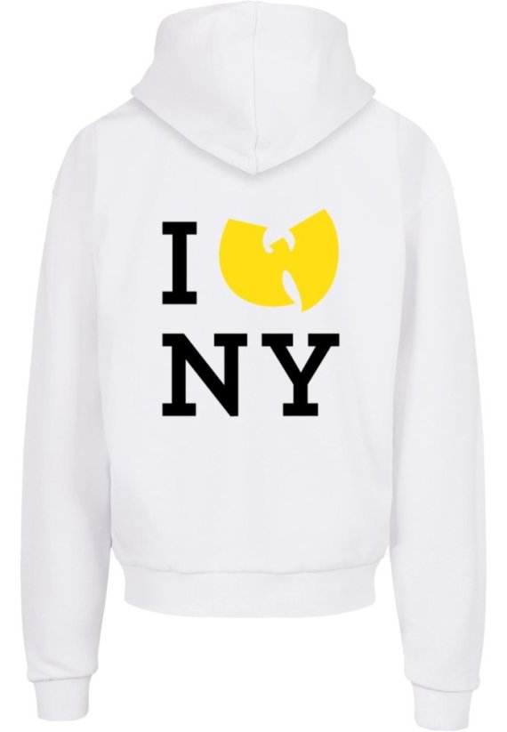 WU Tang Loves NY Heavy Oversize Hoody  - white