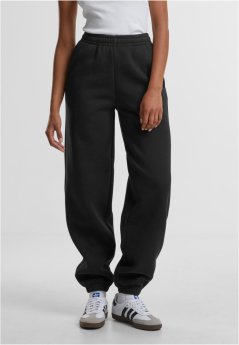 Ladies Fluffy Sweatpants - black