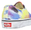 Boty Vans Authentic washed tie dye/true white