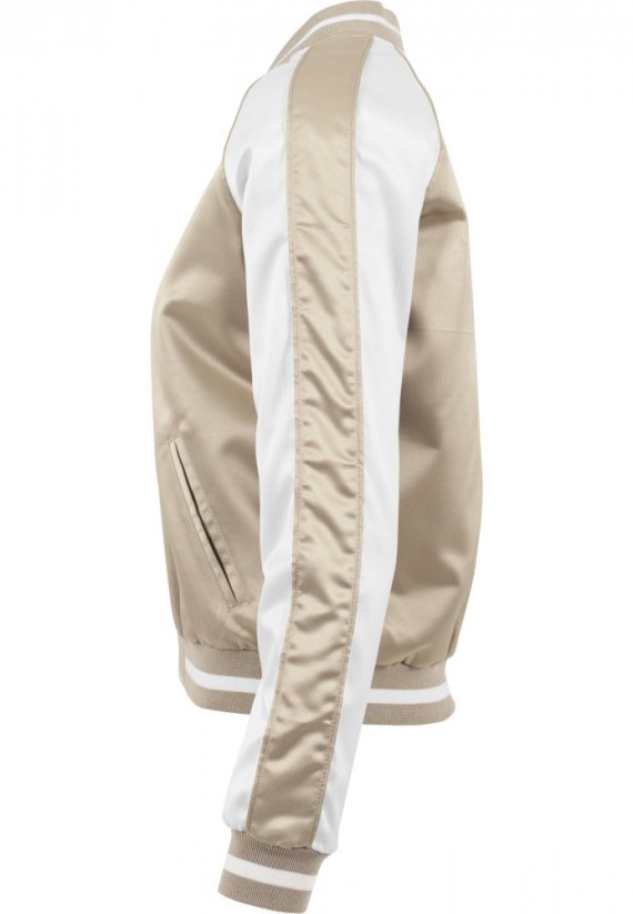 Dámská bomber bunda Urban Classics 3-Tone Souvenir - leskle zlatá