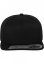 110 Fitted Snapback - black