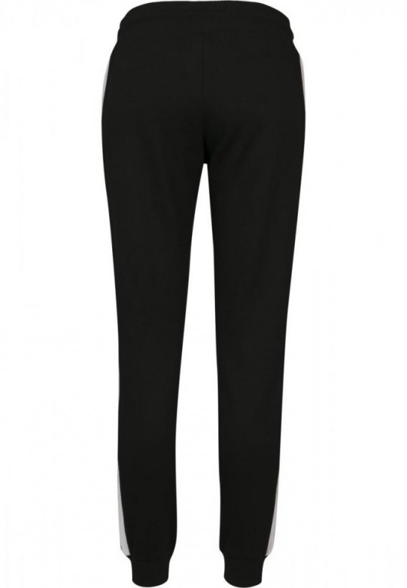 Dámské tepláky Urban Classics Ladies College Contrast Sweatpants - černé