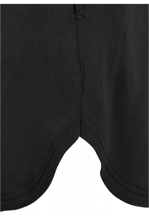 Ladies Short Sleevless Modal Jumpsuit - black