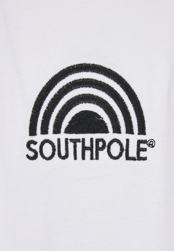 Bílé pánské tričko Southpole Basic Double Sleeve