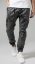 Šedé maskáčové pánské kalhoty Urban Classics Cargo Jogging camo