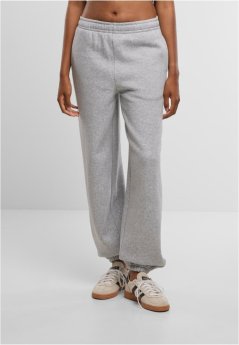 Ladies Fluffy Sweatpants - heathergrey
