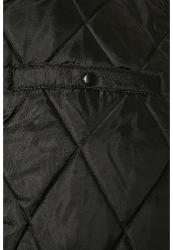 Hooded MA1 Bomber Jacket - blk/gry