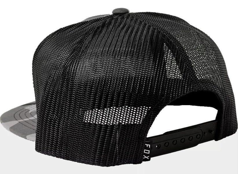 Kšiltovka Fox Pinnacle Mesh Snapback Hat black camo