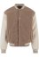 Teddy College Jacket darktaupe L - darktaupe