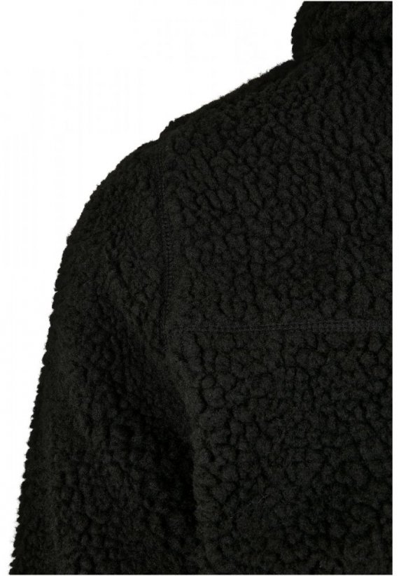 Pánska bunda Brandit Teddyfleece Worker Pullover - čierna