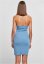 Ladies Rib Knit Neckholder Dress - horizonblue