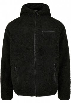 Pánska bunda Brandit Teddyfleece Worker Jacket - čierna