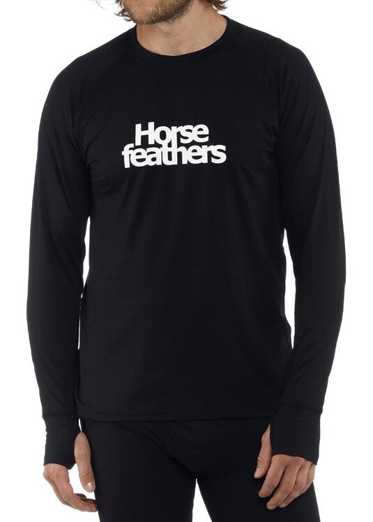 Męska koszulka termo Horsefeathers Riley - czarna