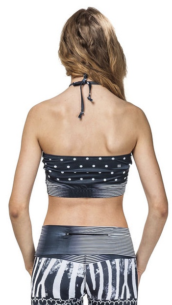 Podprsenka Horsefeathers Athletic Bandeau dots