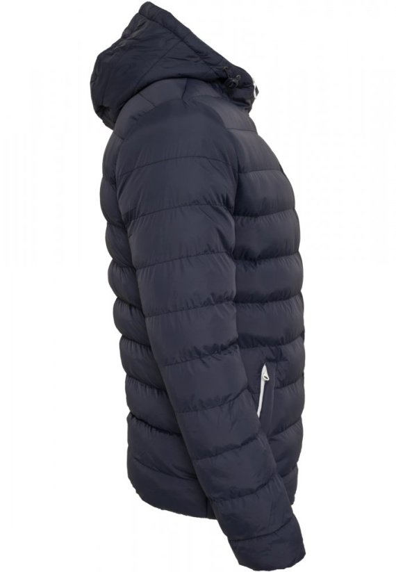 Pánská zimní bunda Urban Classics Basic Bubble Jacket - tmavě modrá