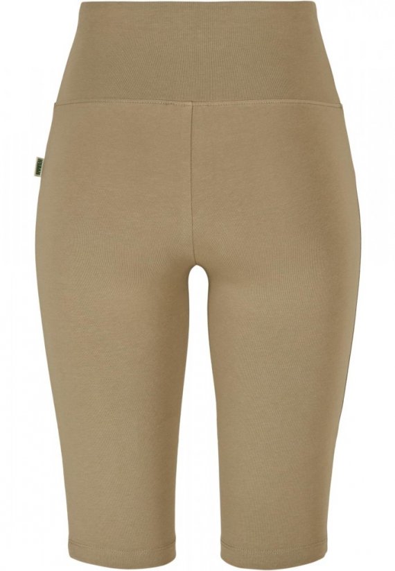Ladies Organic Stretch Jersey Cycle Shorts - khaki