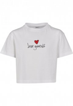 Kids Love Yourself Cropped Tee