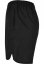 Ladies Linen Mixed Shorts - black