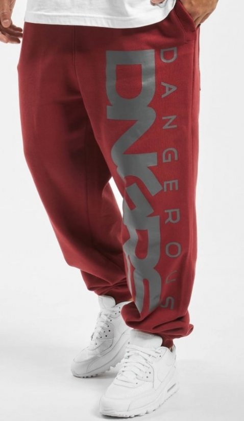 Tepláky Dangerous DNGRS / Sweat Pant Classic in red