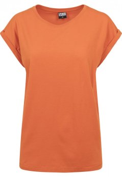 Tričko Urban Classics Ladies Extended Shoulder Tee - rust orange