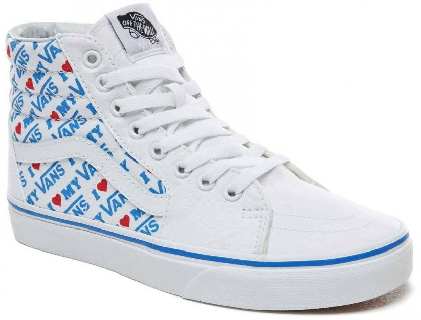 Topánky Vans SK8-Hi I Heart Vans true white