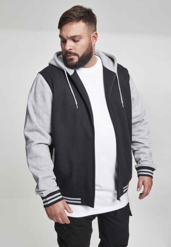 Černo/šedá pánská mikina Urban Classics 2-tone